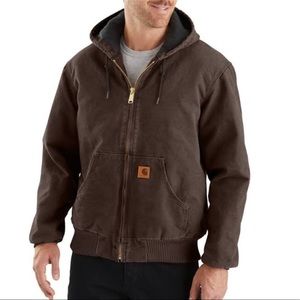 brown carhartt jacket